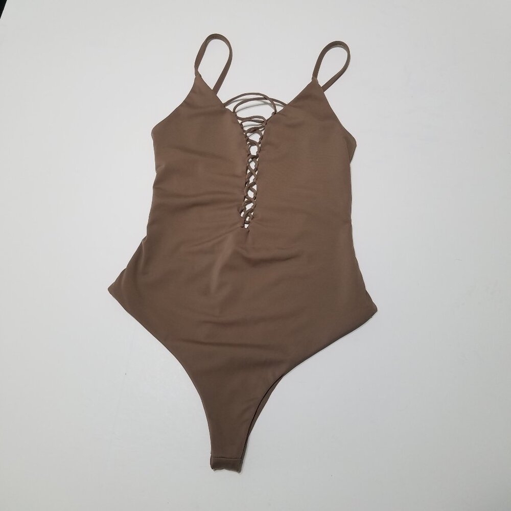 Ola Feroz Strappy Front One Piece Swimsuit